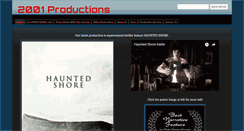 Desktop Screenshot of 2001productions.com