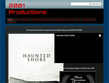 Tablet Screenshot of 2001productions.com